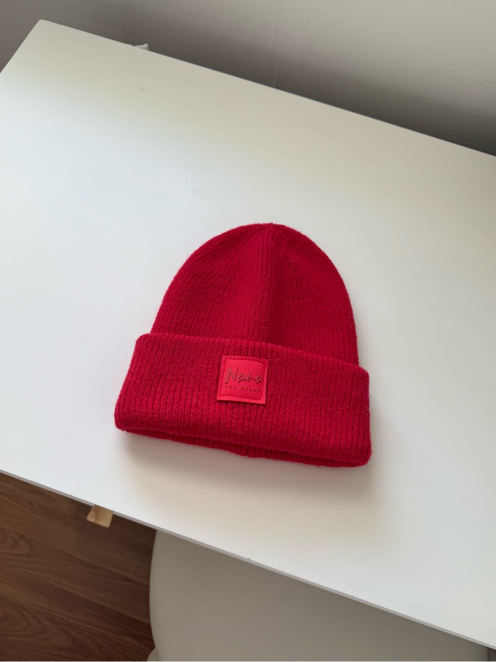 Red NANA THE BRAND Beanie Like New